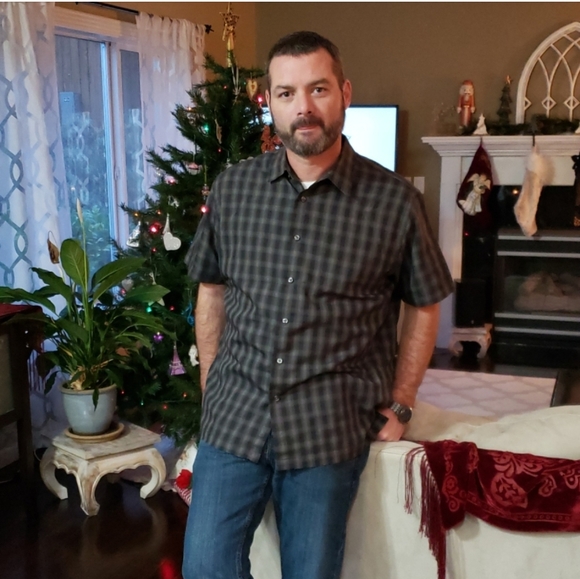 Mens button up casual shirt - Picture 1 of 4